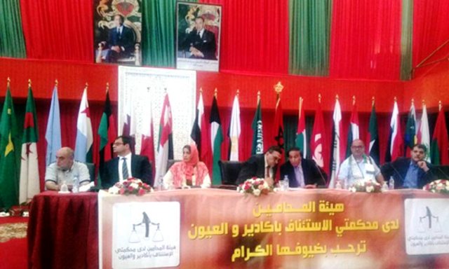 Ferme soutien des avocats arabes à la marocanité du Sahara Occidental
